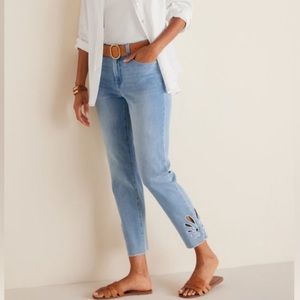Soft Surroundings Light Blue Ankle Jeans